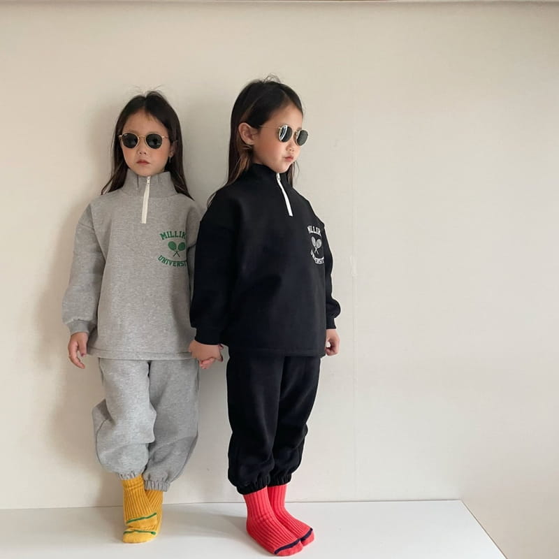 THE GREY - Korean Children Fashion - #Kfashion4kids - Anorak Top Bottom Set - 9