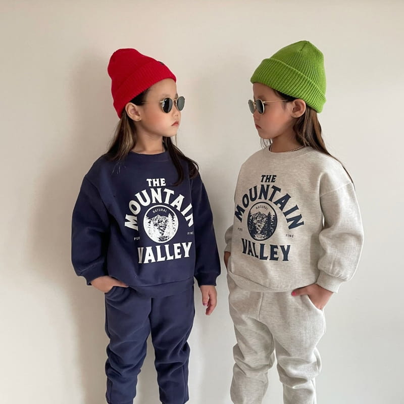 THE GREY - Korean Children Fashion - #Kfashion4kids - Mountain Top Bottom Set - 2