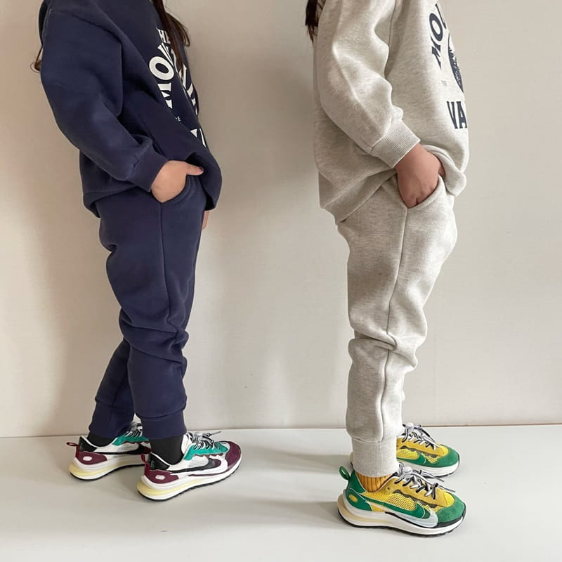 THE GREY - Korean Children Fashion - #Kfashion4kids - Mountain Top Bottom Set - 3