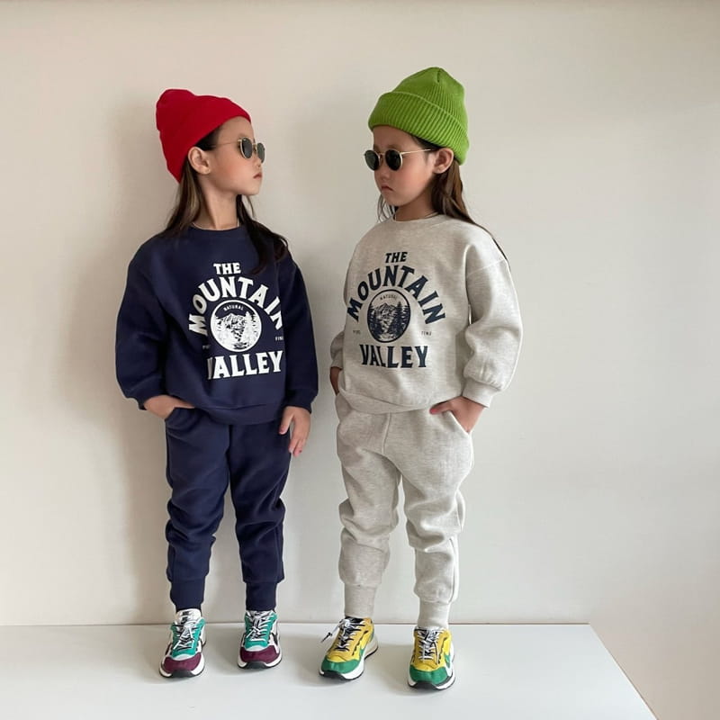 THE GREY - Korean Children Fashion - #Kfashion4kids - Mountain Top Bottom Set - 4