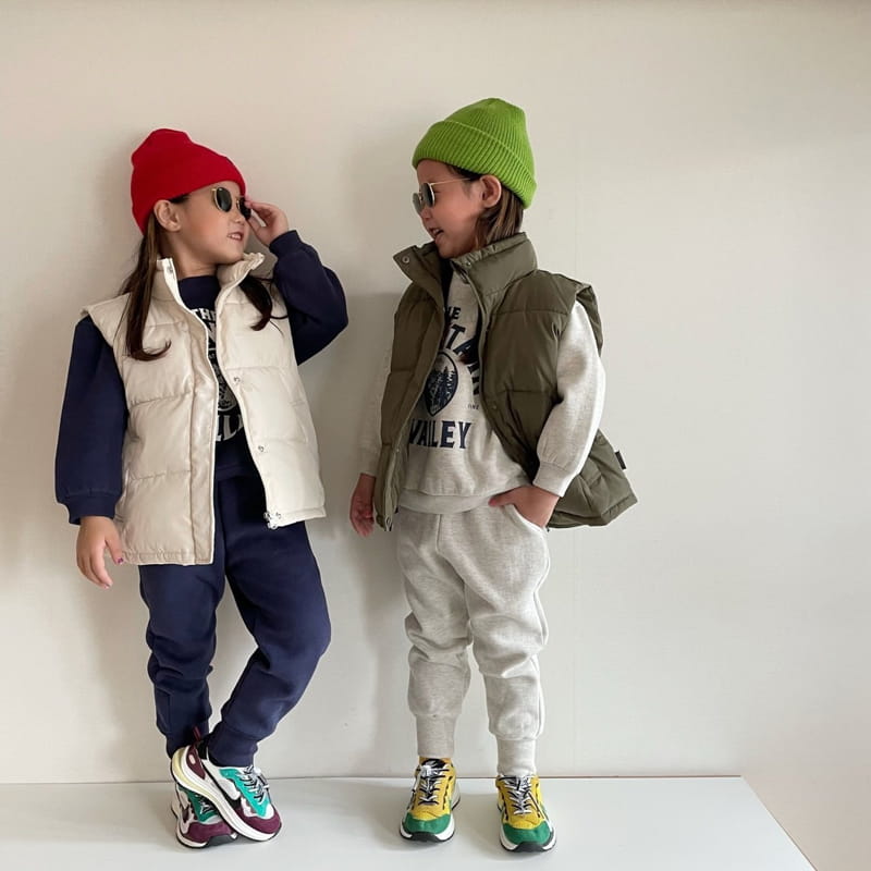THE GREY - Korean Children Fashion - #Kfashion4kids - Mountain Top Bottom Set - 8