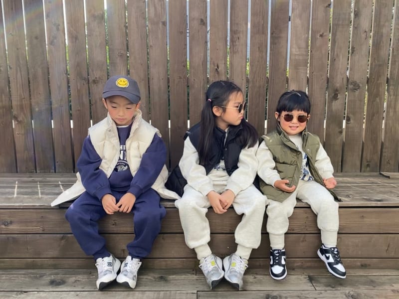 THE GREY - Korean Children Fashion - #Kfashion4kids - Padding Vest