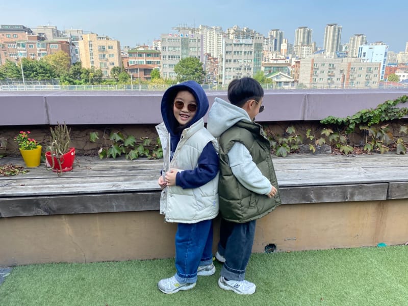 THE GREY - Korean Children Fashion - #Kfashion4kids - Padding Vest - 10