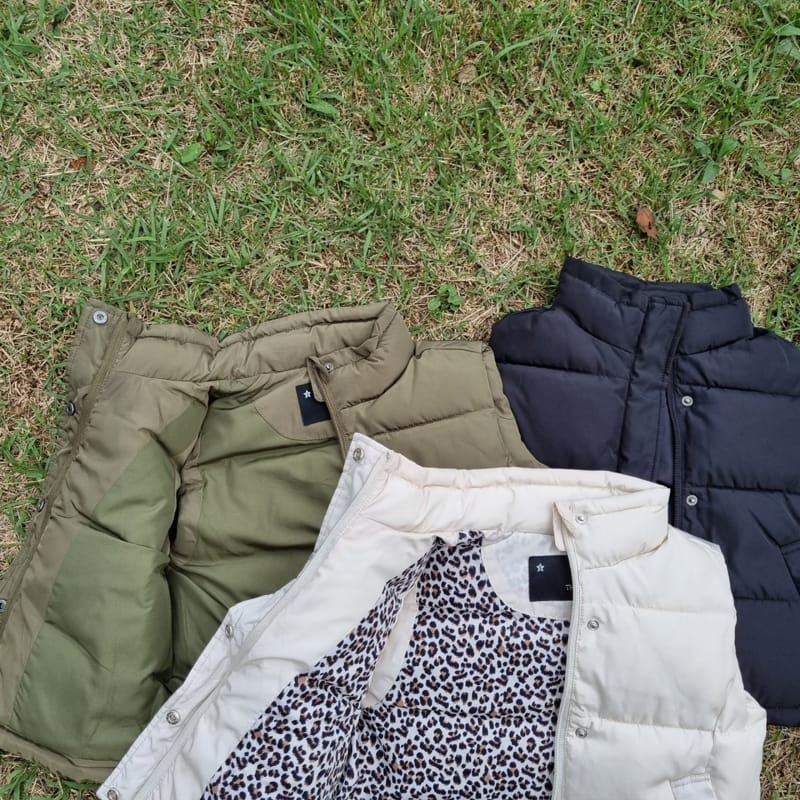 THE GREY - Korean Children Fashion - #Kfashion4kids - Padding Vest - 12