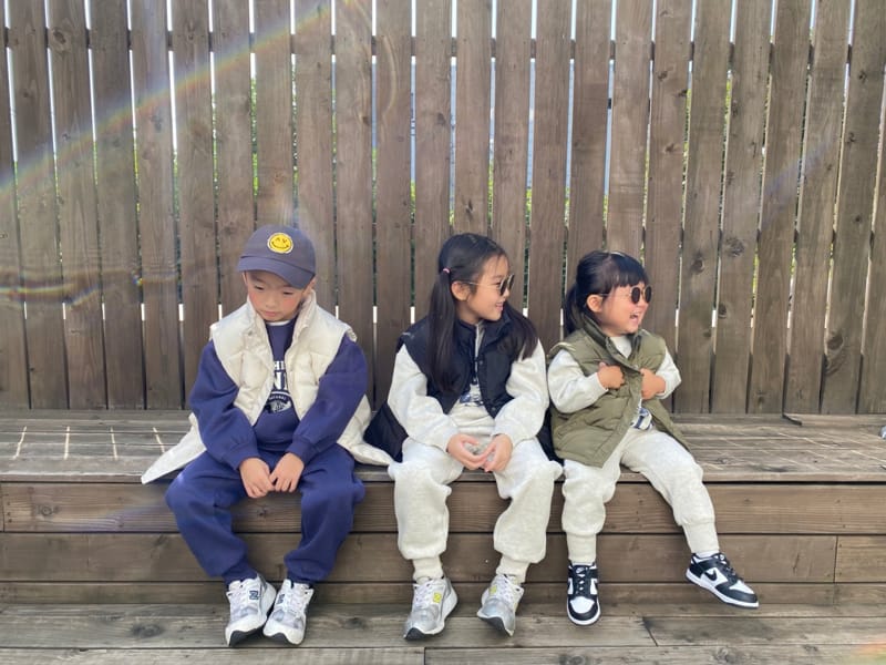 THE GREY - Korean Children Fashion - #Kfashion4kids - Padding Vest - 2