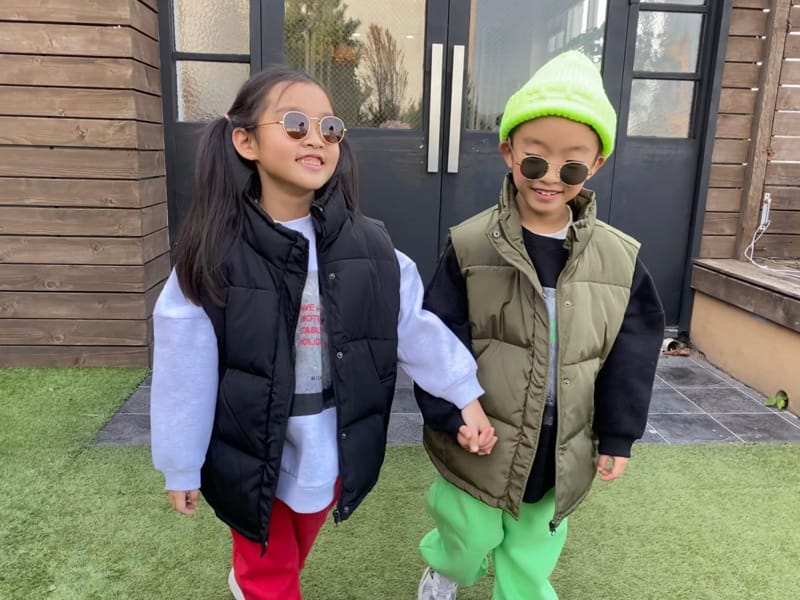 THE GREY - Korean Children Fashion - #Kfashion4kids - Padding Vest - 7