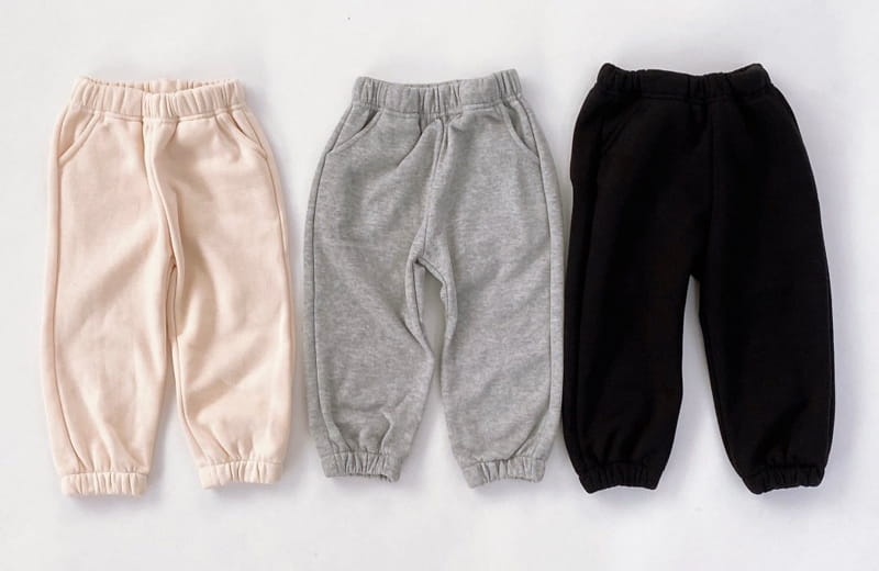 THE GREY - Korean Children Fashion - #Kfashion4kids - Mini Fleece Jogger - 4