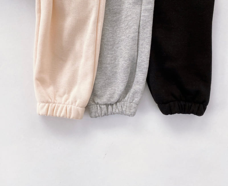 THE GREY - Korean Children Fashion - #Kfashion4kids - Mini Fleece Jogger - 5