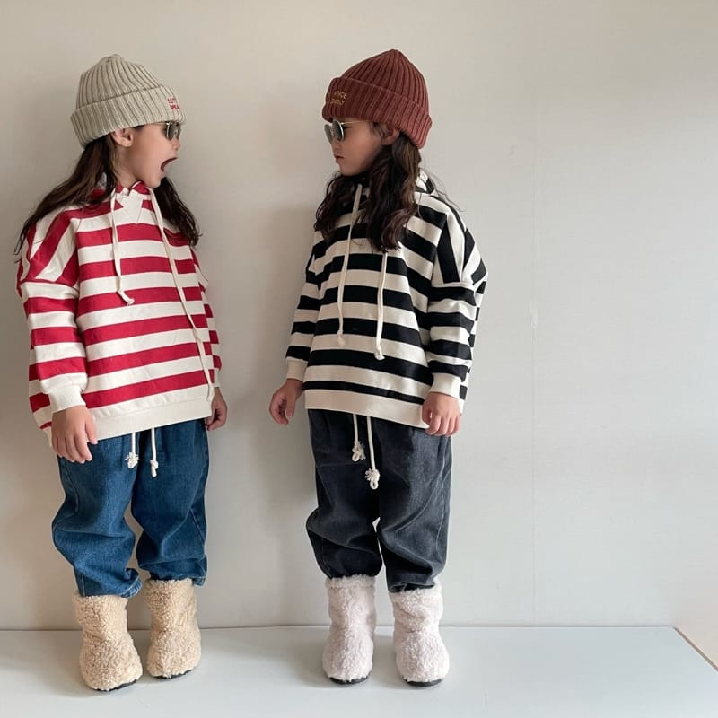 THE GREY - Korean Children Fashion - #Kfashion4kids - Denggang Ballon Hoody