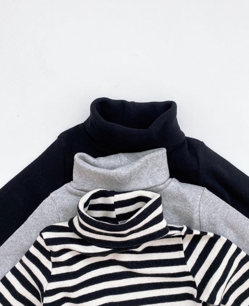 THE GREY - Korean Children Fashion - #Kfashion4kids - Turtleneck Tee - 2