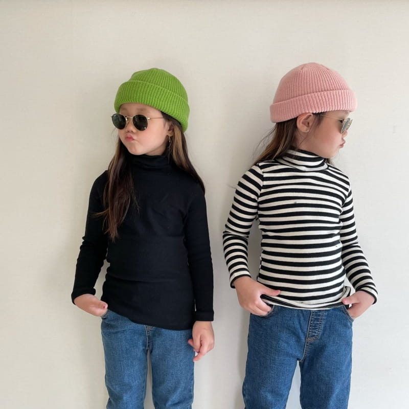 THE GREY - Korean Children Fashion - #Kfashion4kids - Turtleneck Tee - 3