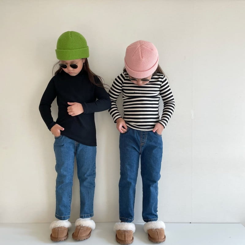 THE GREY - Korean Children Fashion - #Kfashion4kids - Turtleneck Tee - 4