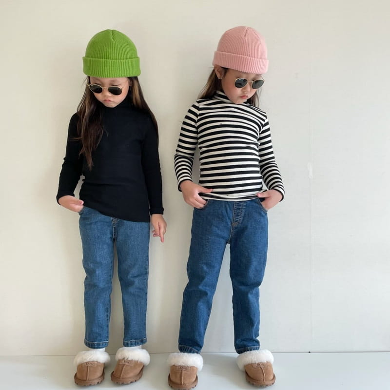 THE GREY - Korean Children Fashion - #Kfashion4kids - Turtleneck Tee - 5