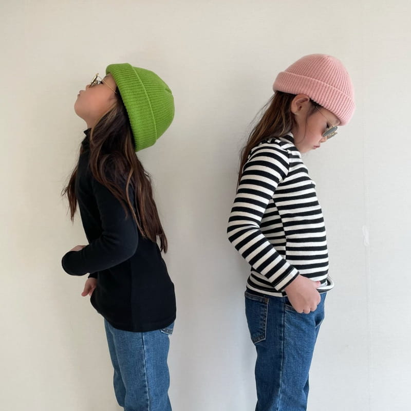 THE GREY - Korean Children Fashion - #Kfashion4kids - Turtleneck Tee - 6