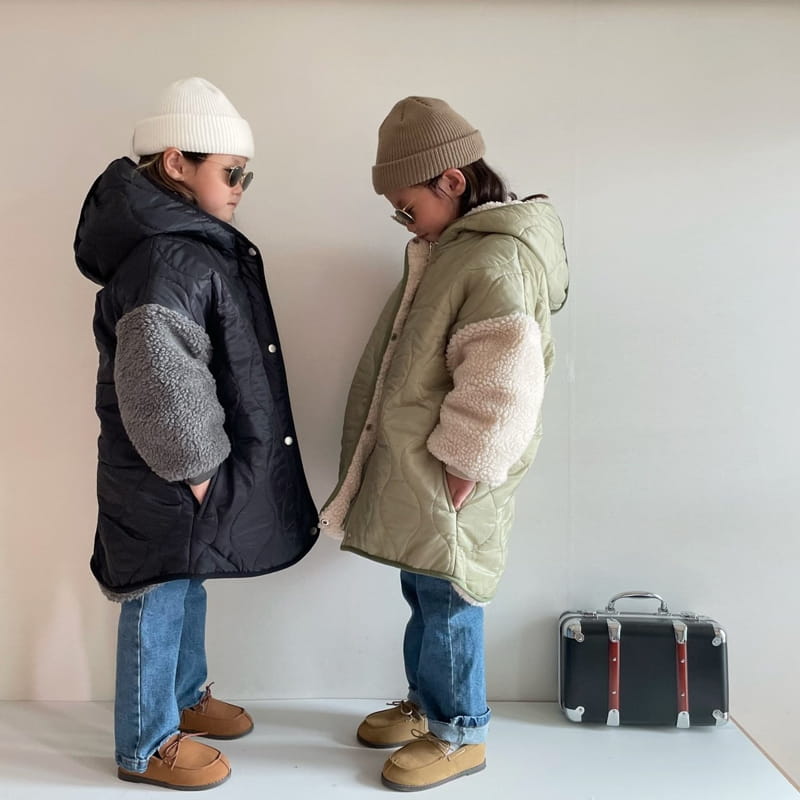 THE GREY - Korean Children Fashion - #Kfashion4kids - Ggal Ggal Hoody