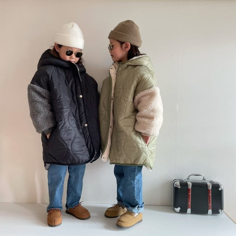 THE GREY - Korean Children Fashion - #Kfashion4kids - Ggal Ggal Hoody - 2