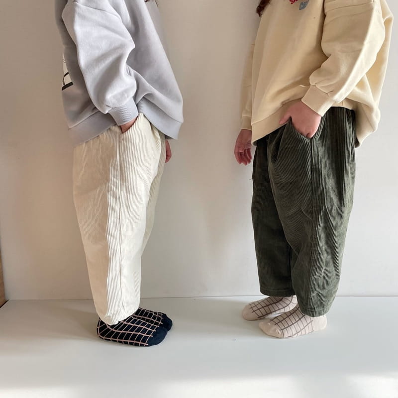 THE GREY - Korean Children Fashion - #Kfashion4kids - Rib Pants - 9