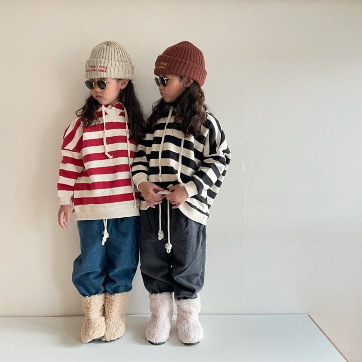 THE GREY - Korean Children Fashion - #Kfashion4kids - Fleece Jeans