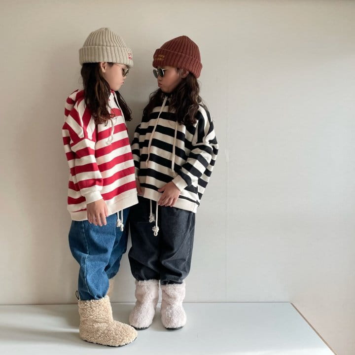THE GREY - Korean Children Fashion - #Kfashion4kids - Fleece Jeans - 2