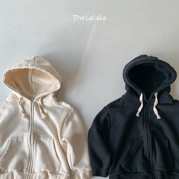 THE LALALA - Korean Children Fashion - #Kfashion4kids - Simple Fleece Hoody Zip-up - 2
