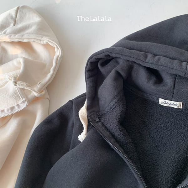 THE LALALA - Korean Children Fashion - #Kfashion4kids - Simple Fleece Hoody Zip-up - 5
