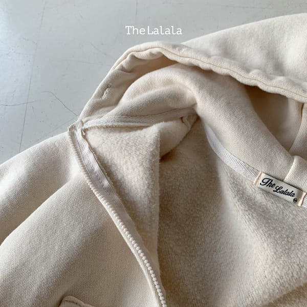 THE LALALA - Korean Children Fashion - #Kfashion4kids - Simple Fleece Hoody Zip-up - 6