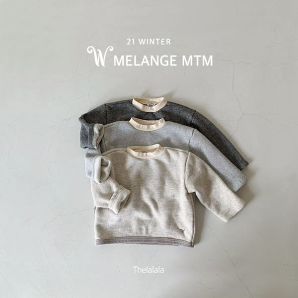 THE LALALA - Korean Children Fashion - #Kfashion4kids - W Melan Sweatshirt