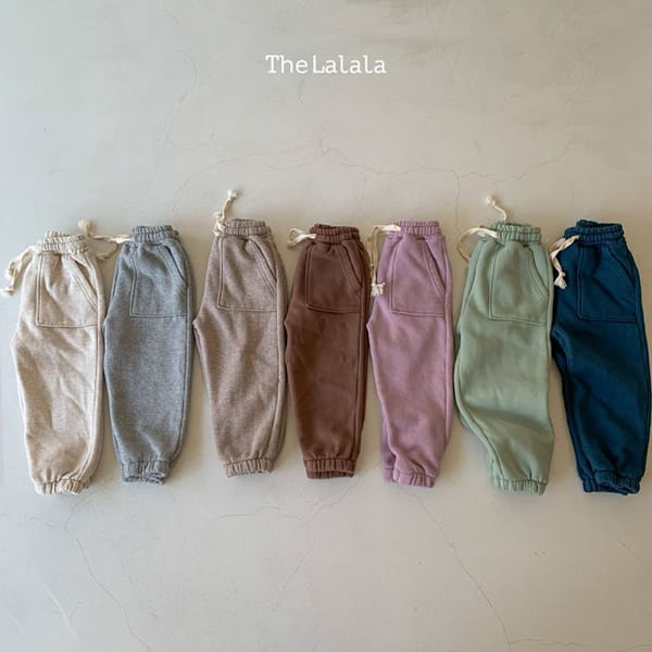 THE LALALA - Korean Children Fashion - #Kfashion4kids - Weekly Fleece Jogger Pants