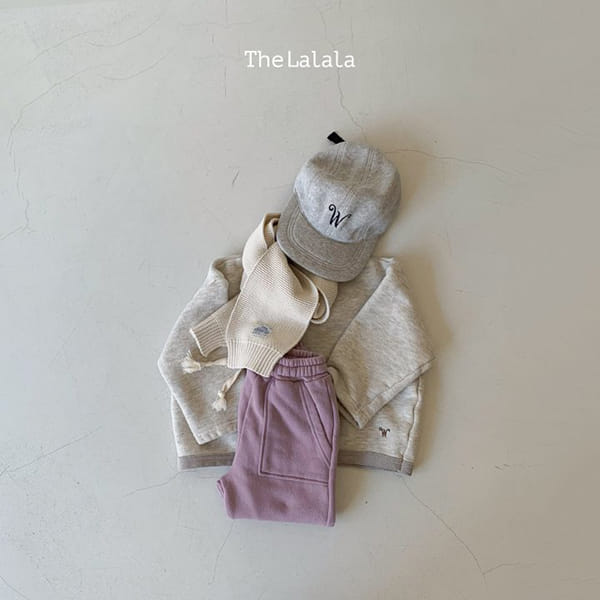 THE LALALA - Korean Children Fashion - #Kfashion4kids - Weekly Fleece Jogger Pants - 12