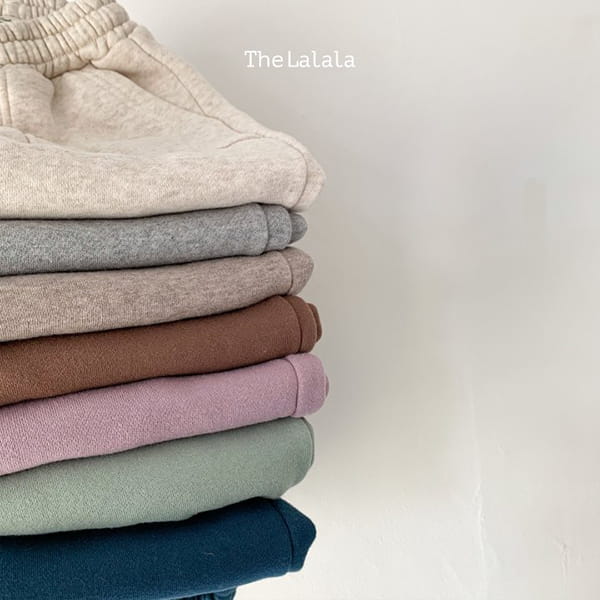 THE LALALA - Korean Children Fashion - #Kfashion4kids - Weekly Fleece Jogger Pants - 3