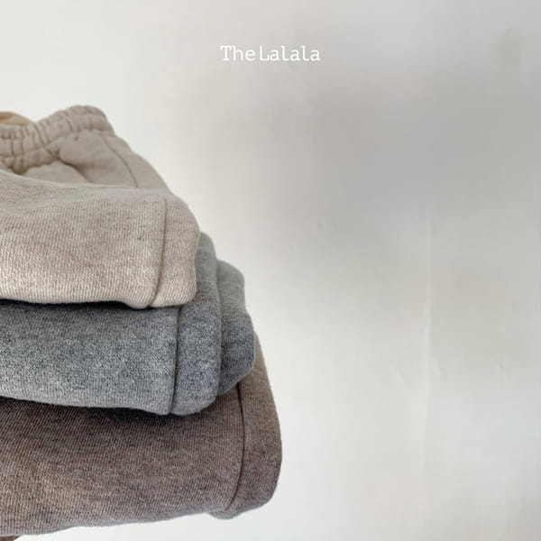 THE LALALA - Korean Children Fashion - #Kfashion4kids - Weekly Fleece Jogger Pants - 4
