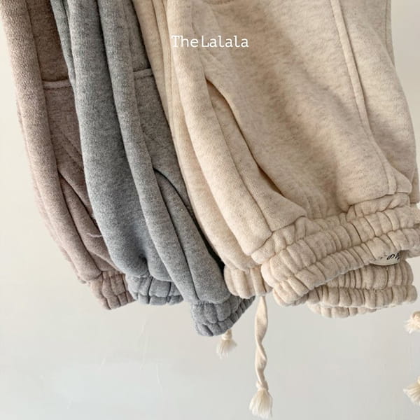 THE LALALA - Korean Children Fashion - #Kfashion4kids - Weekly Fleece Jogger Pants - 6