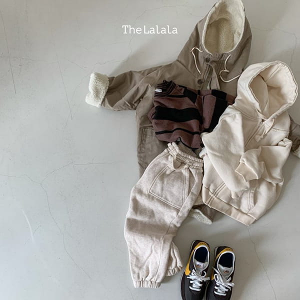 THE LALALA - Korean Children Fashion - #Kfashion4kids - Weekly Fleece Jogger Pants - 8