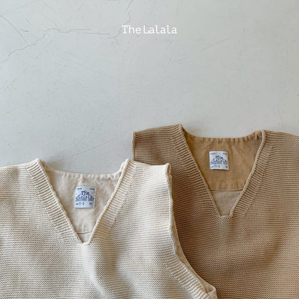 THE LALALA - Korean Children Fashion - #Kfashion4kids - Line Knit Vest - 3