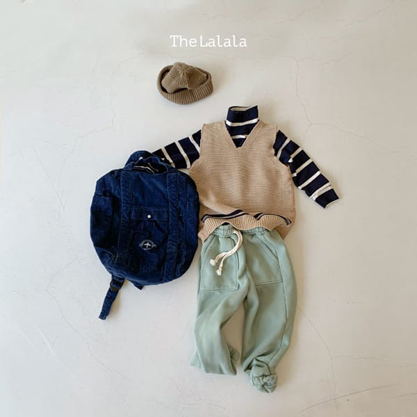 THE LALALA - Korean Children Fashion - #Kfashion4kids - Line Knit Vest - 8