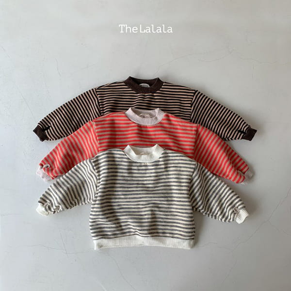 THE LALALA - Korean Children Fashion - #Kfashion4kids - Heavy Sripes Sweatshirt - 2