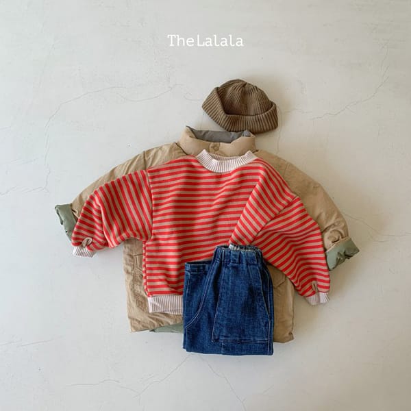 THE LALALA - Korean Children Fashion - #Kfashion4kids - Heavy Sripes Sweatshirt - 7