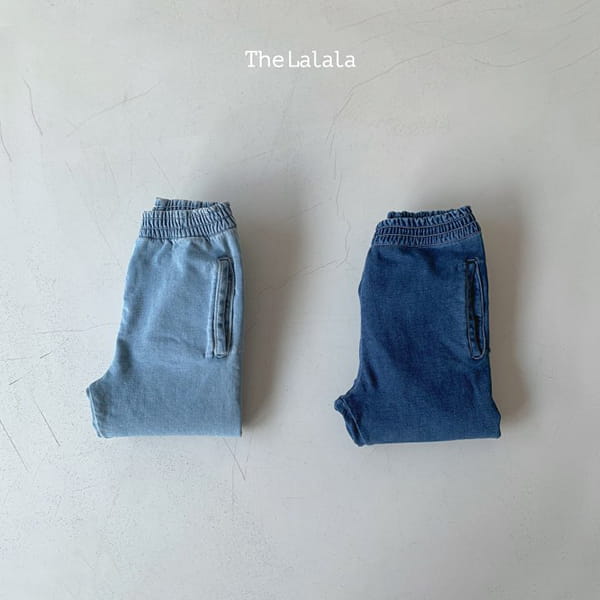 THE LALALA - Korean Children Fashion - #Kfashion4kids - Span Denim Jogger Pants - 3
