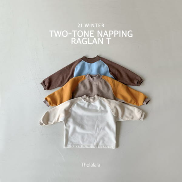 THE LALALA - Korean Children Fashion - #Kfashion4kids - Two Tone Raglan Tee