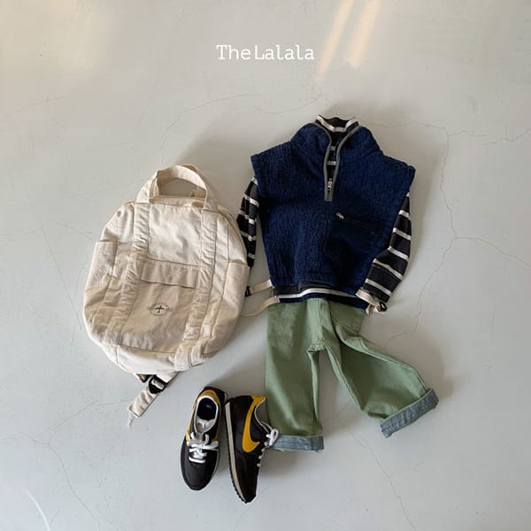 THE LALALA - Korean Children Fashion - #Kfashion4kids - Basic Stripes Half Turtleneck Tee - 7