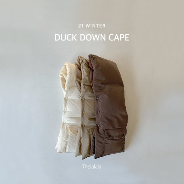 THE LALALA - Korean Children Fashion - #Kfashion4kids - Duck Down Cape