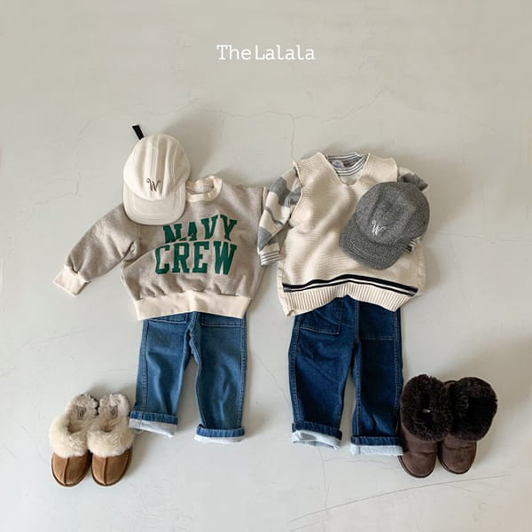 THE LALALA - Korean Children Fashion - #Kfashion4kids - Denim Span Pants Square Pocket - 7