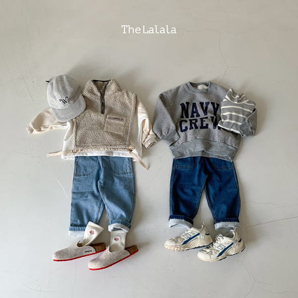 THE LALALA - Korean Children Fashion - #Kfashion4kids - Denim Span Pants Round Pocket - 11