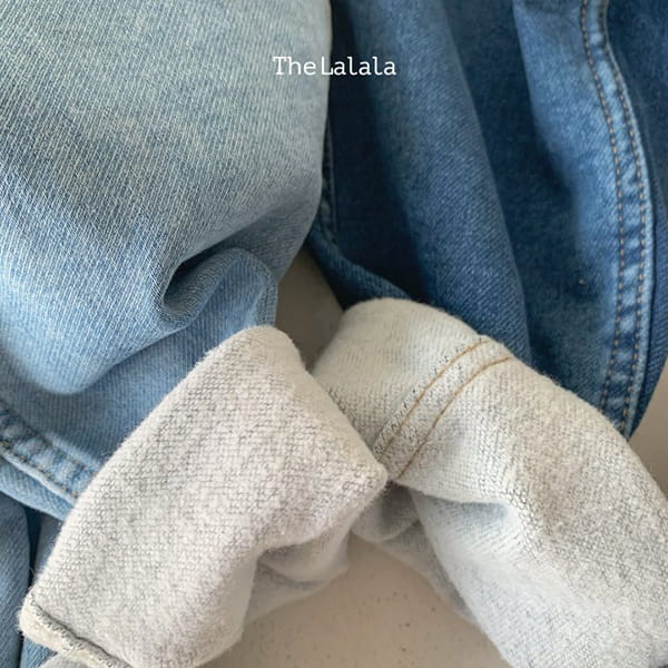 THE LALALA - Korean Children Fashion - #Kfashion4kids - Denim Span Pants Round Pocket - 5