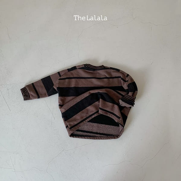 THE LALALA - Korean Children Fashion - #Kfashion4kids - Two Line Fleece Stripes Tee - 6