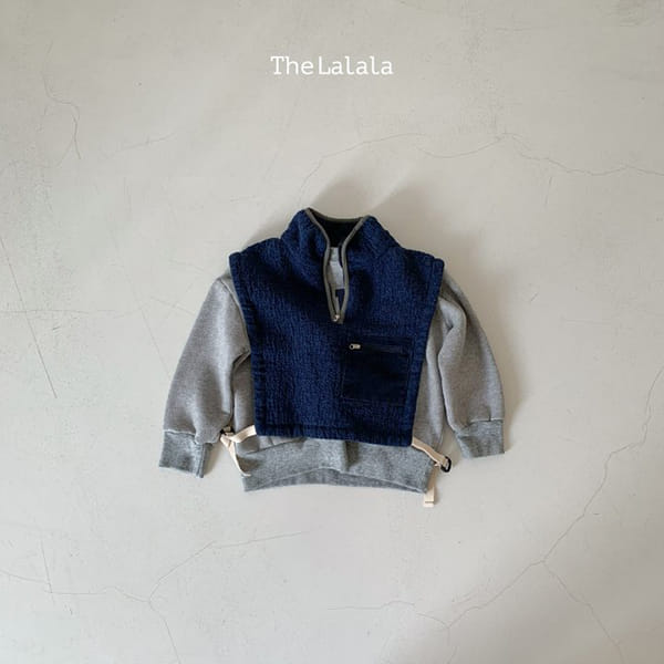 THE LALALA - Korean Children Fashion - #Kfashion4kids - Half Zip-up Vest - 2