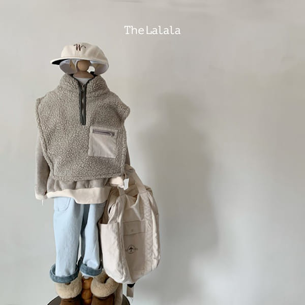 THE LALALA - Korean Children Fashion - #Kfashion4kids - Half Zip-up Vest - 5