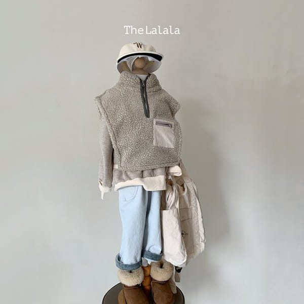 THE LALALA - Korean Children Fashion - #Kfashion4kids - Half Zip-up Vest - 6