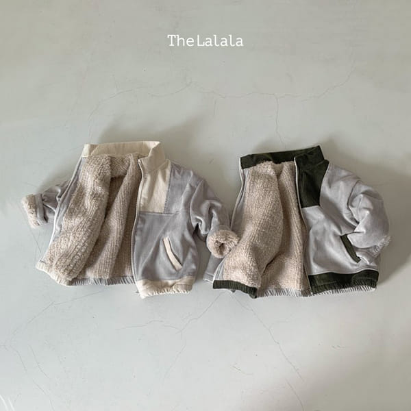 THE LALALA - Korean Children Fashion - #Kfashion4kids - Yoichi Two Tone Jacket - 2