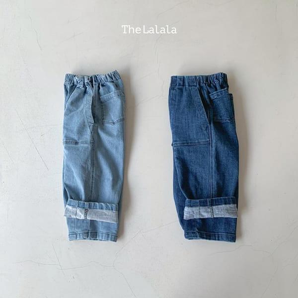 THE LALALA - Korean Children Fashion - #Kfashion4kids - Tomboy Fleece Jeans - 3
